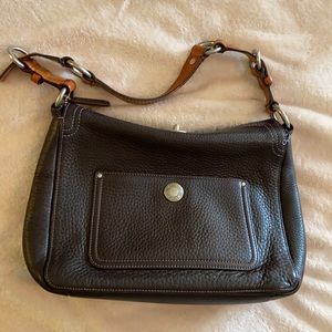 COACH Brown Leather small shoulder bag